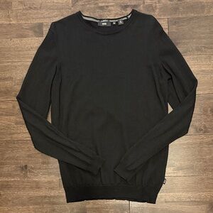 Hugo Boss Men's Black Crewneck Sweater